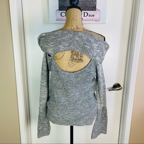 Melrose And Market Women Pullover Cowl Neck Sweater Knit Top Size Medium Streach - Picture 6 of 13